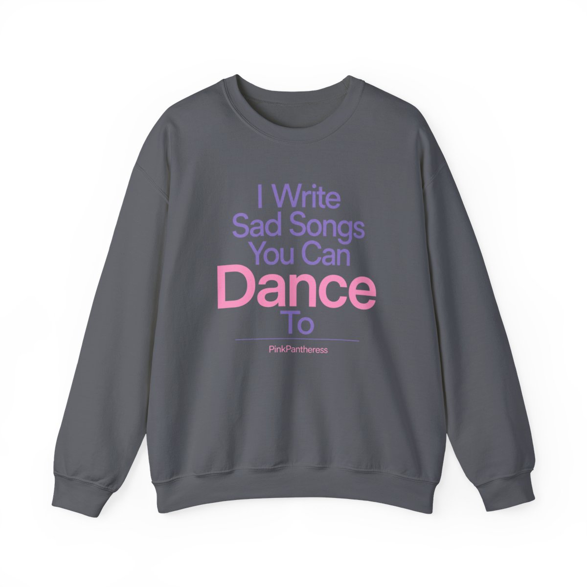 PinkPantheress "I Write Sad Songs You Can Dance To" Crewneck - alternate angle 3, merchandise