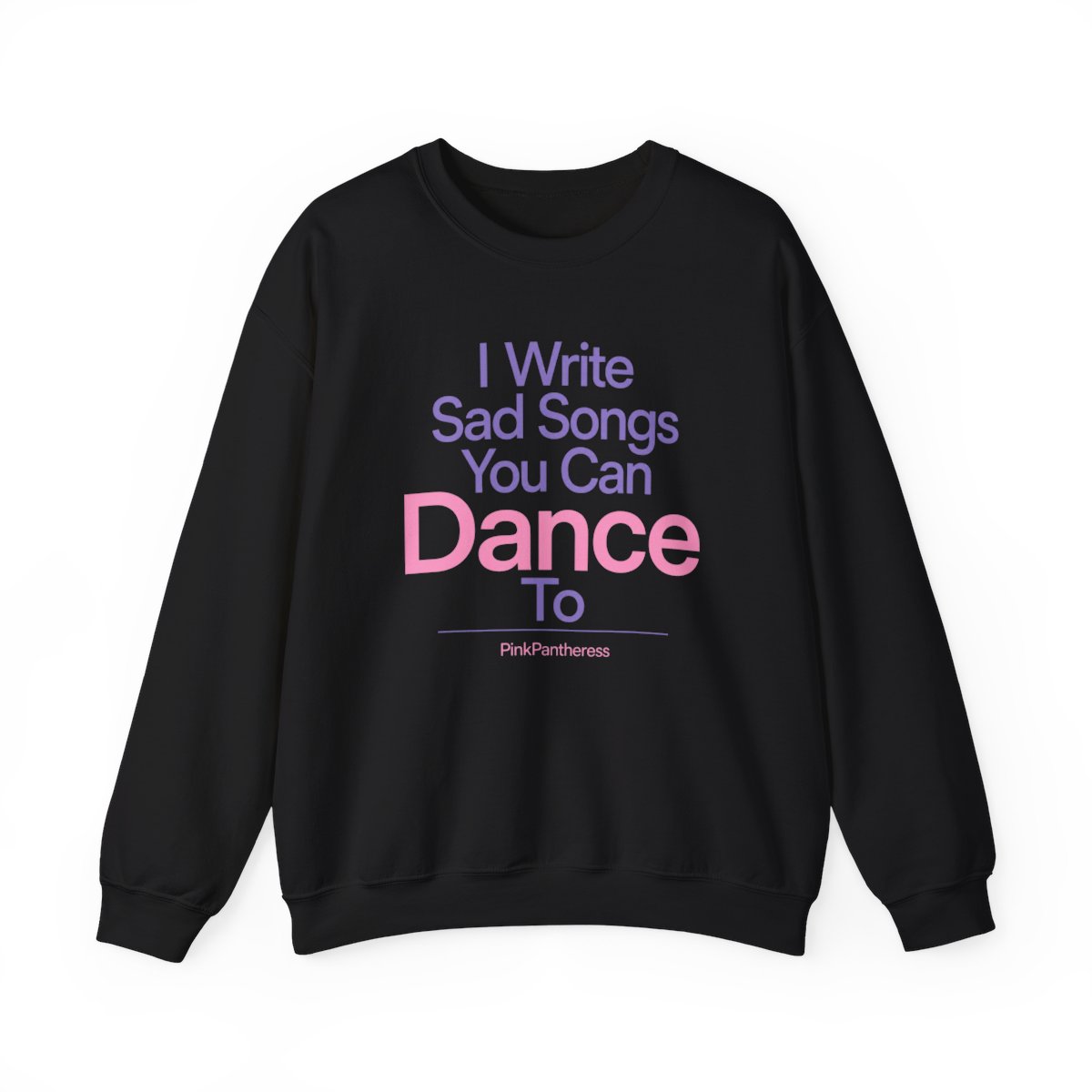 PinkPantheress "I Write Sad Songs You Can Dance To" Crewneck - alternate angle 2, merchandise