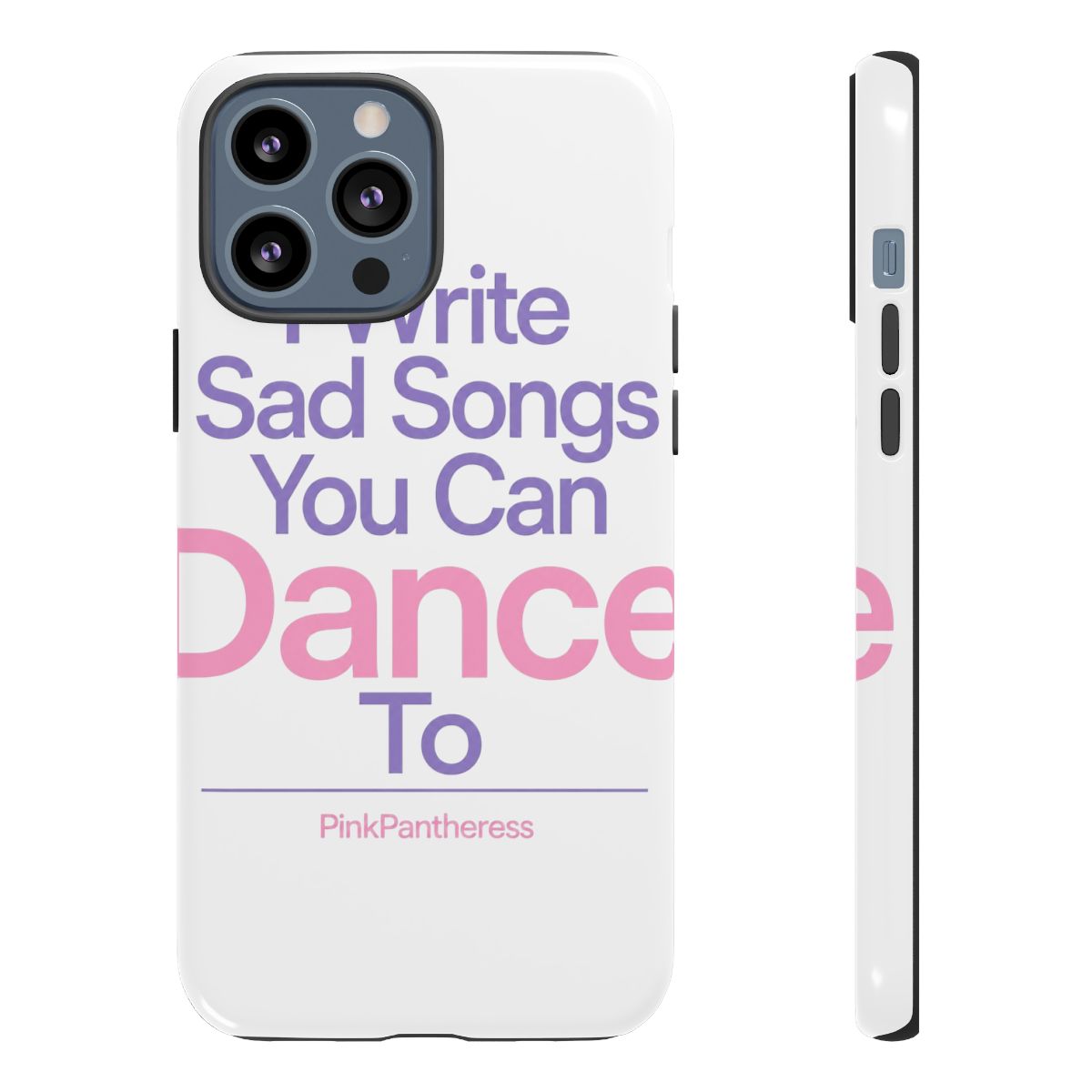 PinkPantheress "I Write Sad Songs You Can Dance To" Phone Case - alternate angle 2, merchandise