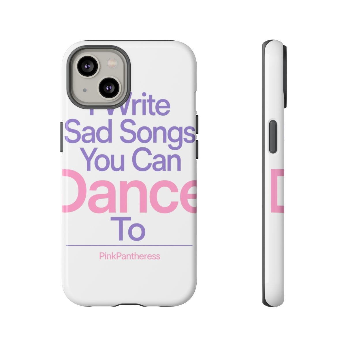 PinkPantheress "I Write Sad Songs You Can Dance To" Phone Case - alternate angle 3, merchandise