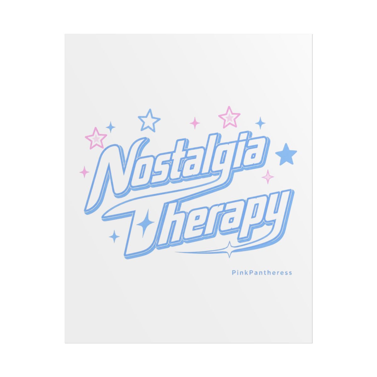 PinkPantheress "Nostalgia Therapy" Poster - Official Posters & Wall Art merchandise