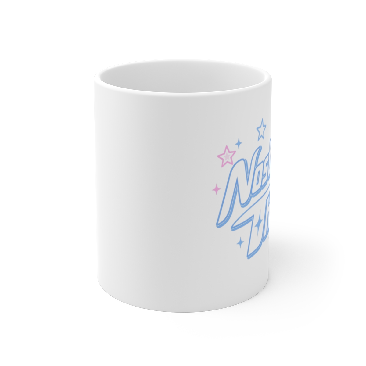 PinkPantheress "Nostalgia Therapy" White Mug - alternate angle 1, merchandise