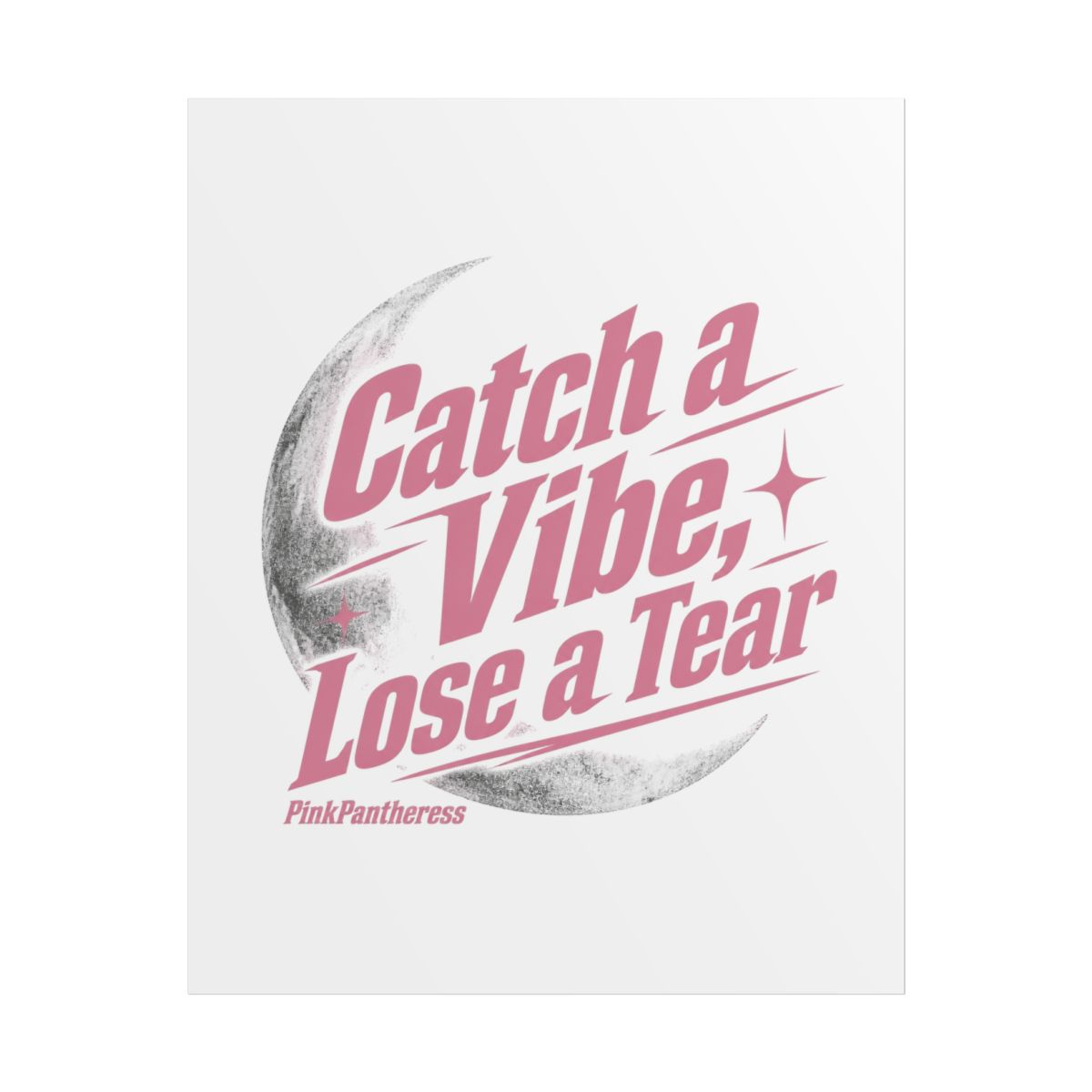 PinkPantheress "Catch a Vibe, Lose a Tear" Poster - Official Posters & Wall Art merchandise