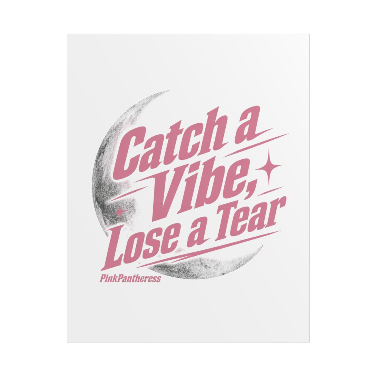 PinkPantheress "Catch a Vibe, Lose a Tear" Poster - alternate angle 1, merchandise