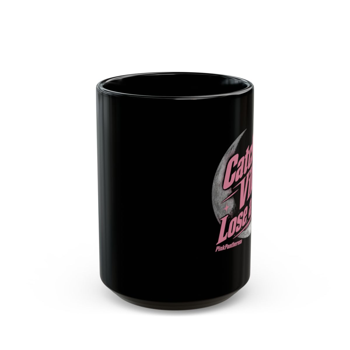 PinkPantheress "Catch a Vibe, Lose a Tear" Black Mug - alternate angle 2, merchandise