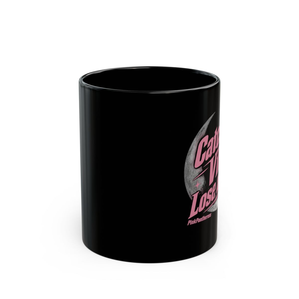PinkPantheress "Catch a Vibe, Lose a Tear" Black Mug - alternate angle 1, merchandise